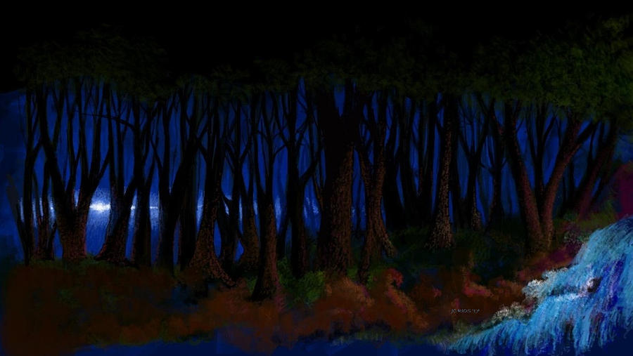 Tree Digital Art - Deep in the Forest by Juan Carlos Rios