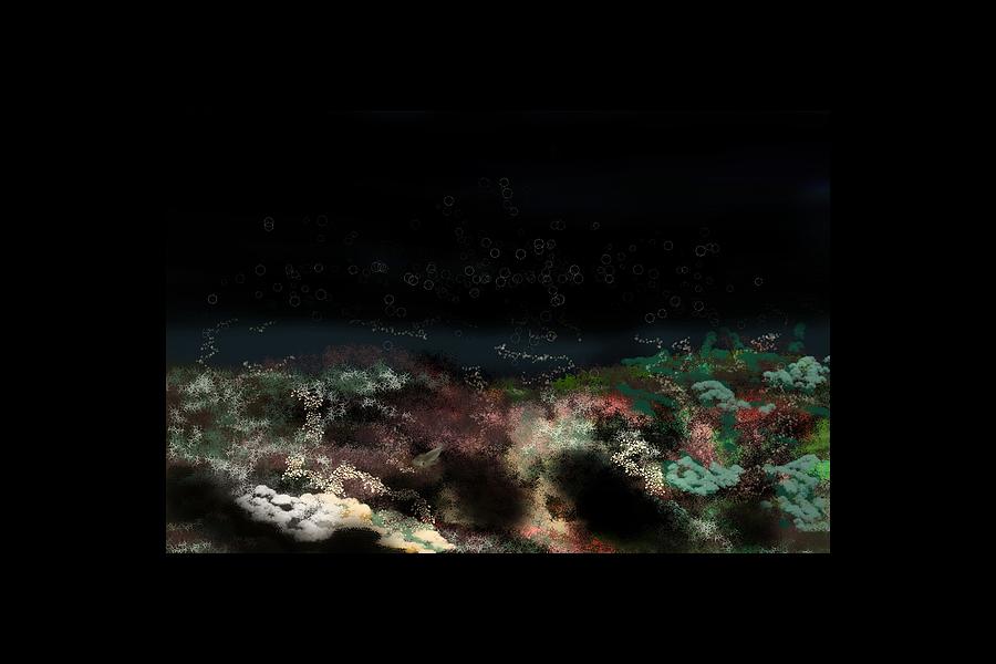 Deep Reef with a fish name Dave Digital Art by Julie Grimshaw