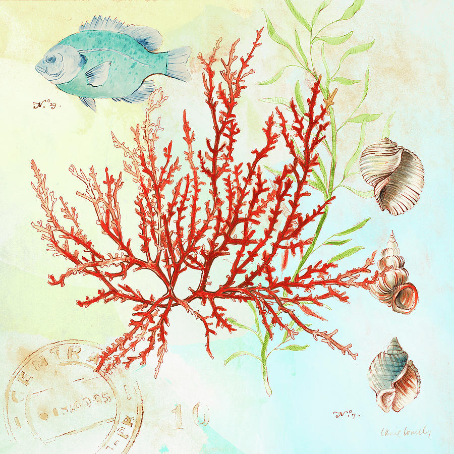 Deep Sea Coral I Painting by Lanie Loreth