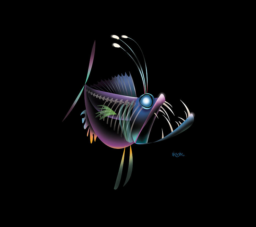 Fish Digital Art - Deep Sea Fish by Trevor Irvin