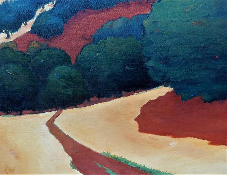 Path Painting - Deep Tones by Gary Coleman
