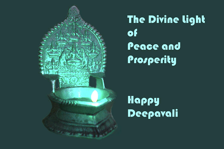 Deepavali Greeting Card 2 Digital Art