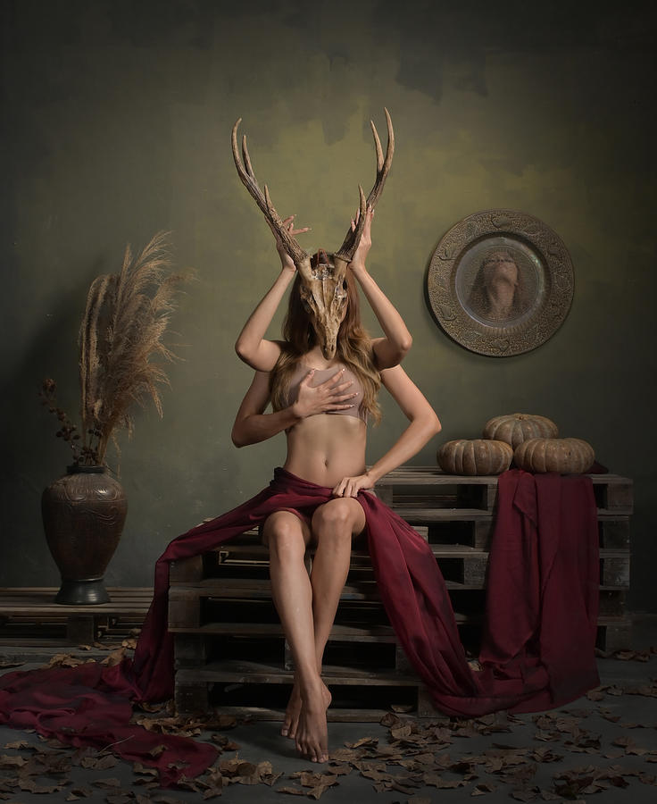 Fantasy Photograph - Deer Demon by Rawisyah Aditya