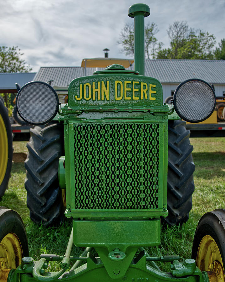 Farm Photograph - Deere in Headlights by Mark Dodd