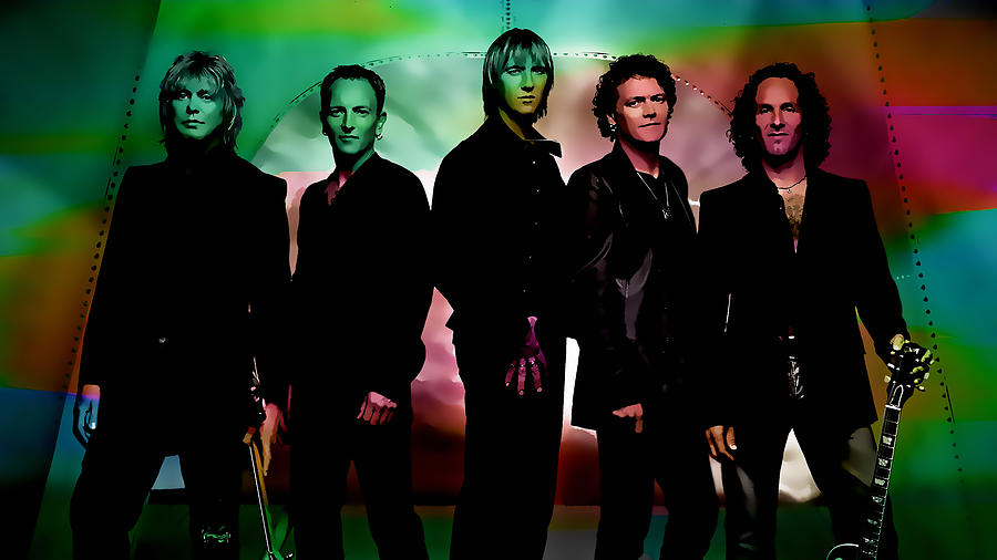 Celebrity Mixed Media - Def Leppard by Marvin Blaine