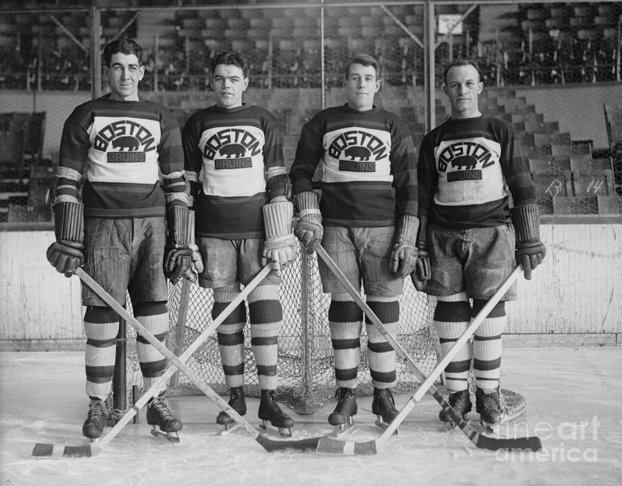 Defense Men Of Boston Bruins Photograph by Bettmann