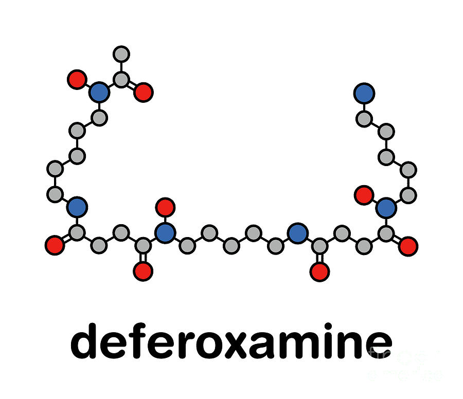 Deferoxamine Drug Molecule Photograph By Molekuul/science Photo Library ...