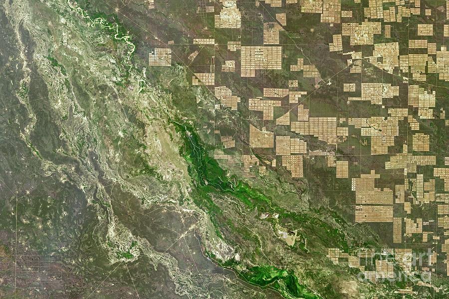 Deforestation In Paraguay Photograph by Nasa Earth Observatory/usgs/science Photo Library