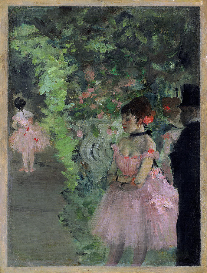 Dancers Backstage #6 Painting by Edgar Degas Dancers Backstage #6 Painting by Edgar Degas