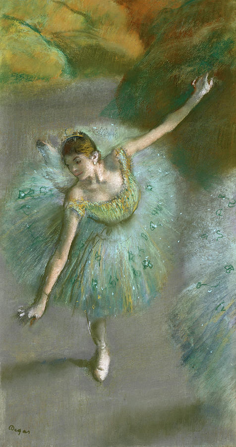 Degas: Dancer, C1883 Drawing by Edgar Degas