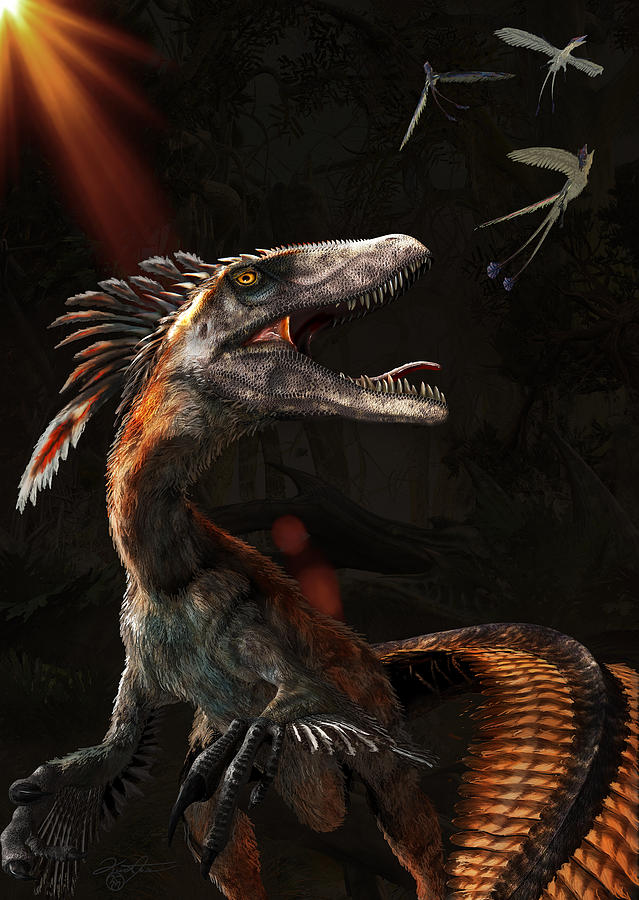 Deinonychus Digital Art by Album - Pixels