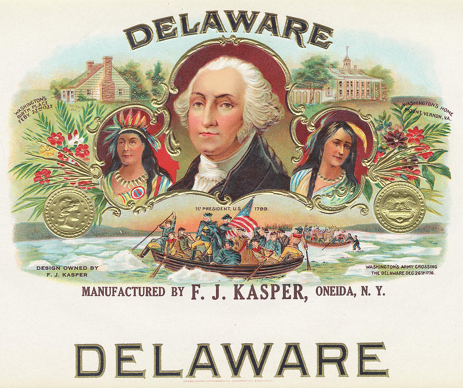 Oneida Painting - Delaware by Art Of The Cigar