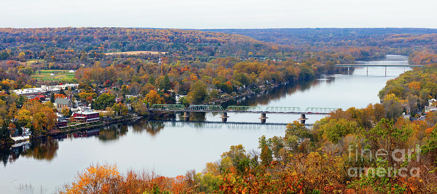 Delaware River Scenic with a View of New Hope Photograph by George Oze ...