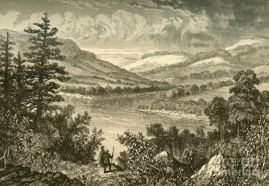 Delaware Water-gap Drawing by Print Collector