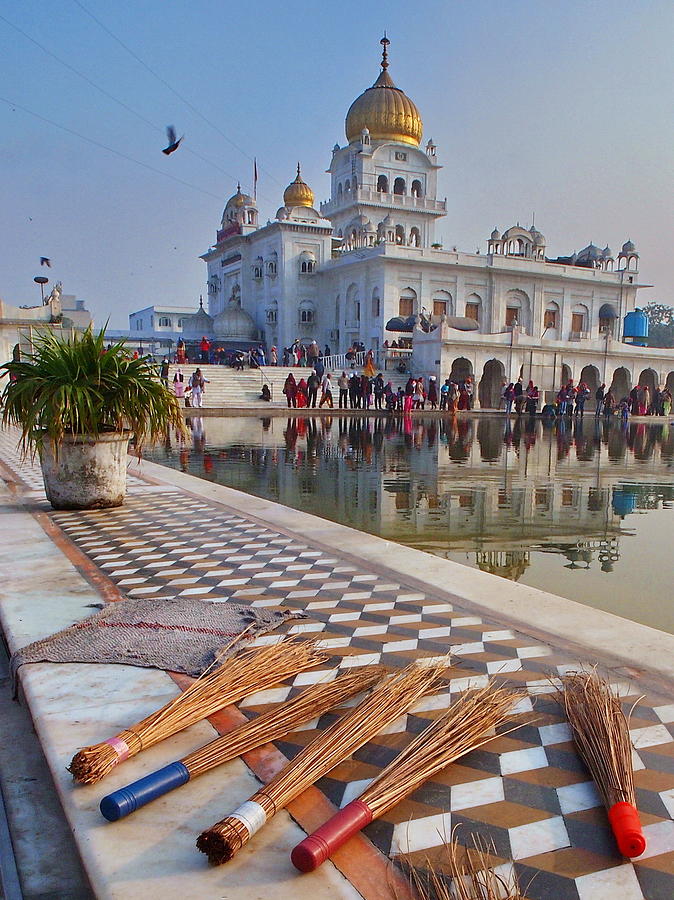Delhi - Gurudwara Sikh Temple Photograph by Stefan Hajdu