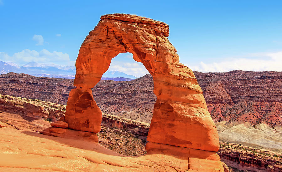 Delicate Arch Horizon Photograph by Dawn Richards