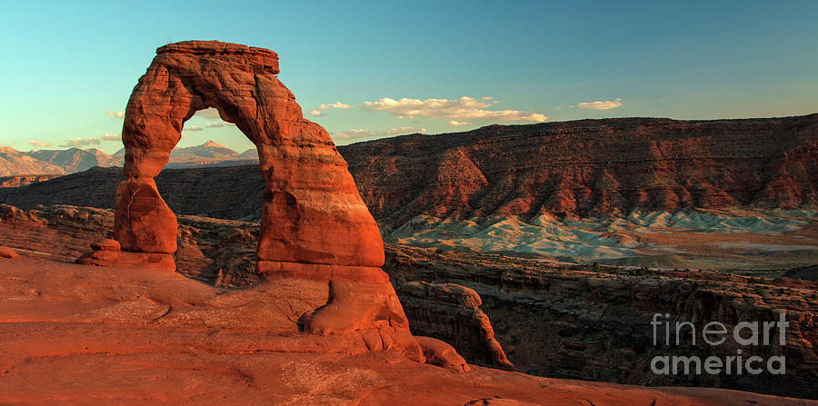 Delicate Arch Sunset Photograph by Sonya Lang