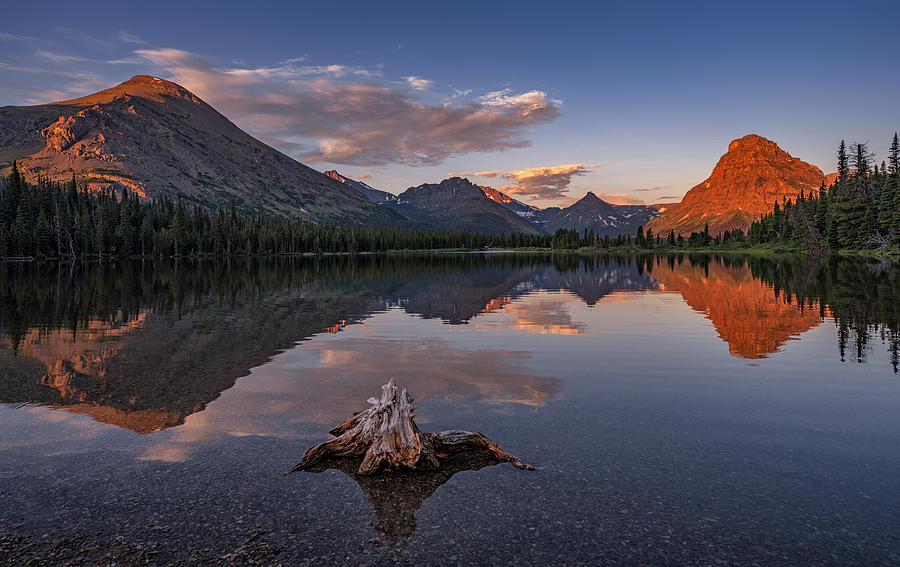 Glacier National Park Photograph - Delightful Dawn by Lydia Jacobs