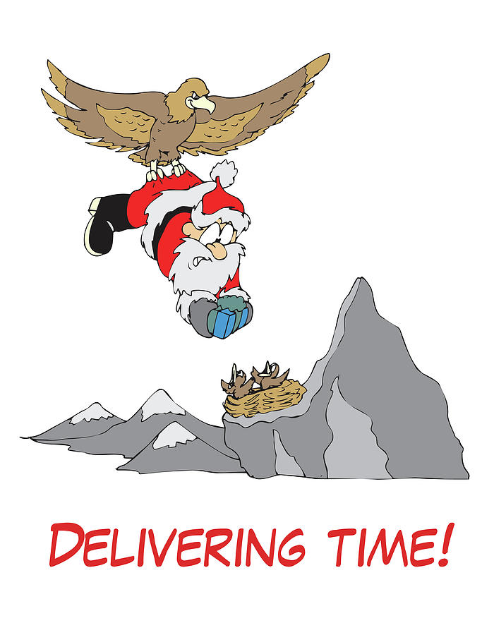 Delivering Santa Digital Art by Long Shot