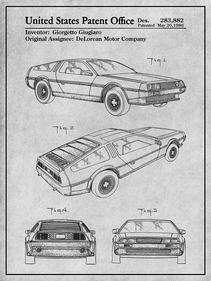 Delorean dmc 12 схема