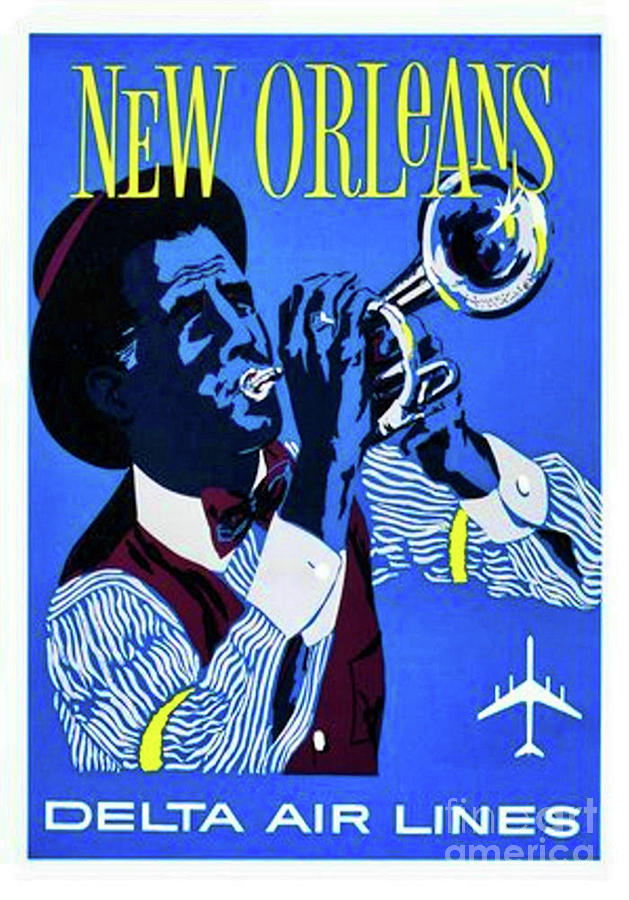 Delta To New Orleans Digital Art by Steven Parker