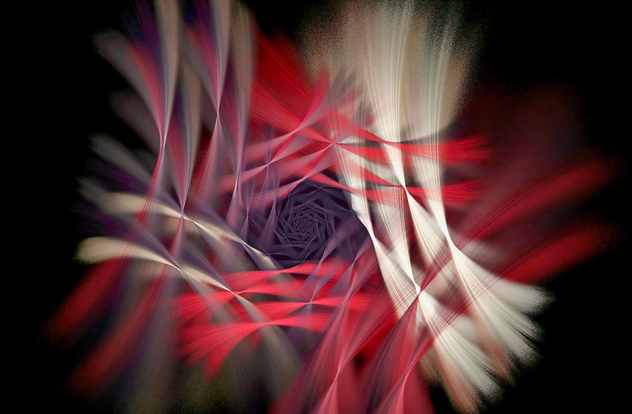 Deluxe Flowerama Red Digital Art by Don Northup