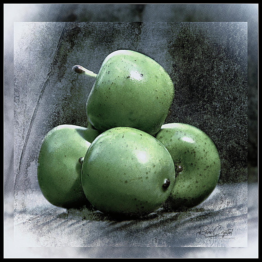 Dem Little Green Apples Photograph by Rene Crystal