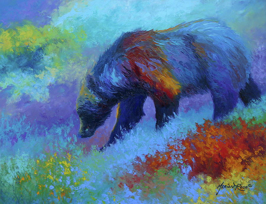 Wildlife Painting - Denali Grizzly by Marion Rose
