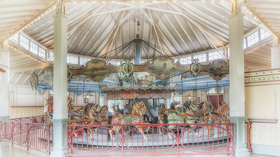 Dentzel Carousel Photograph by Susan Rissi Tregoning