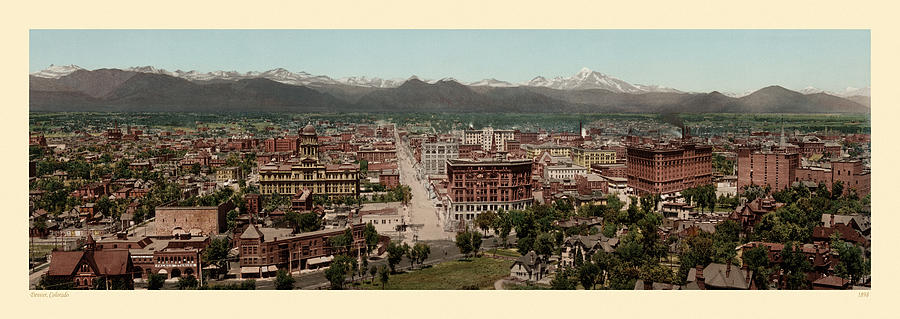 Denver 1898 Photograph by Andrew Fare