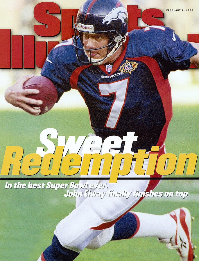 Denver Broncos Qb John Elway, Super Bowl Xxxii Sports Illustrated Cover Photograph by Sports Illustrated