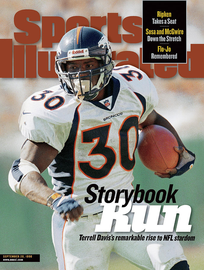 Denver Broncos Terrell Davis... Sports Illustrated Cover Photograph by Sports Illustrated