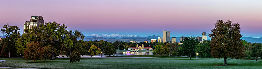 Denver Skyline at Dawn Photograph by Kristal Kraft