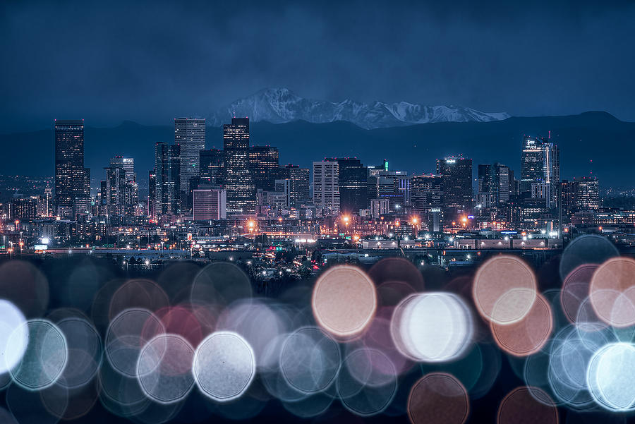 Denver Photograph - Denver Skyline by Mei Xu