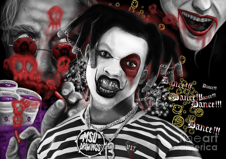 Denzel Curry Digital Art by MSUdrawings - Fine Art America