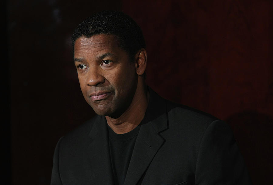 Denzel Washington Attends The Taking Of Photograph by Sean Gallup