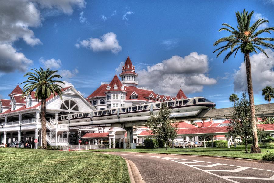 Orlando Photograph - Departing The Grand Floridian by Randy Dyer