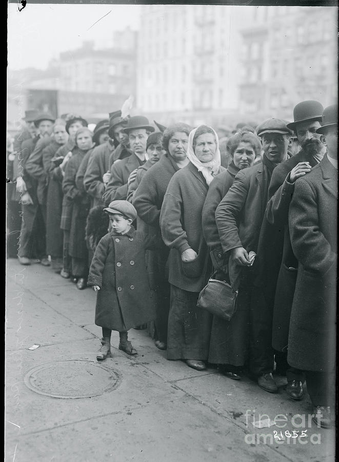 Depositors Waiting To Draw Savings Photograph by Bettmann