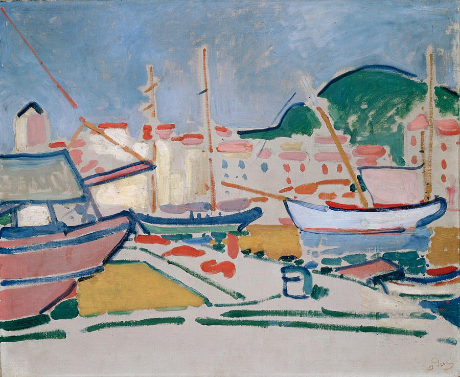 Derain Painting - Derain, Andre  Port by Hermitage Museum