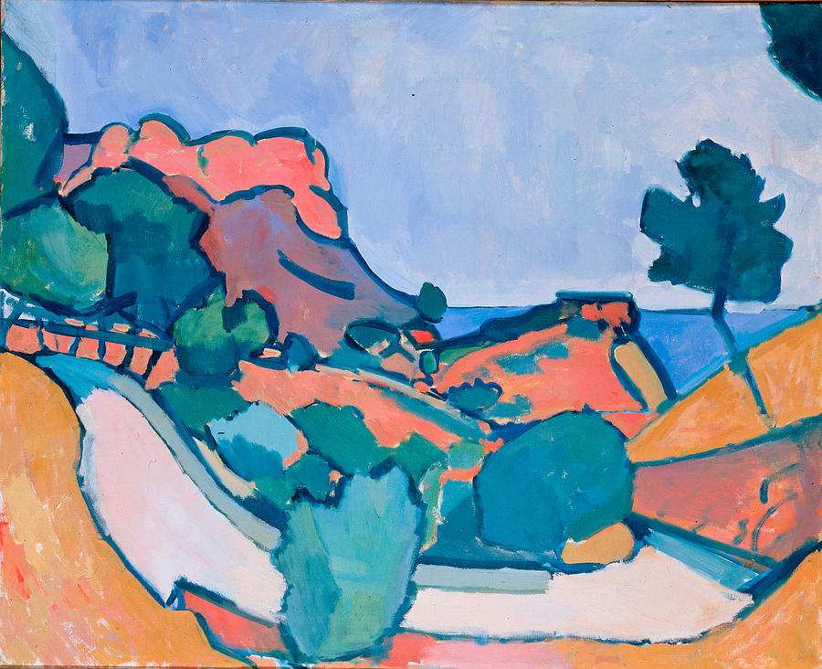 Derain, Andre - Road in the Mountains Painting by Hermitage Museum