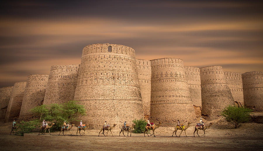 Architecture Photograph - Derawar Fort 2 by Sayyed Nayyer Reza