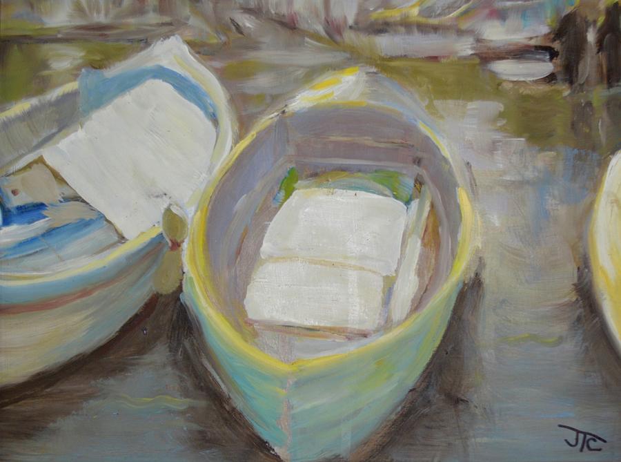 Dereks Boat #1 Painting by Julie Todd-Cundiff
