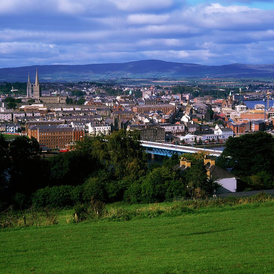 Derry, View Over Derry, Ireland Photograph by Designpics