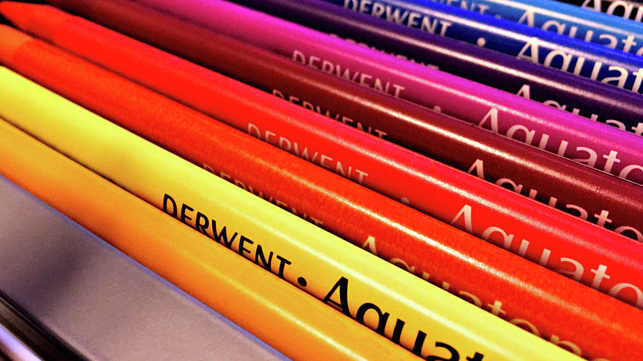 Derwent Aquatone Pencils Photograph by Susan Maxwell Schmidt