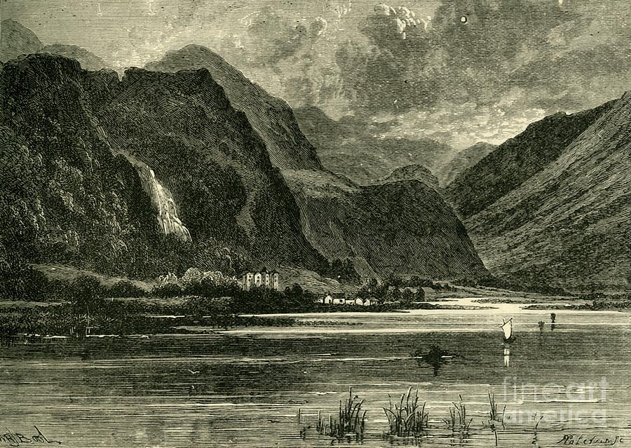 Derwentwater Drawing by Print Collector