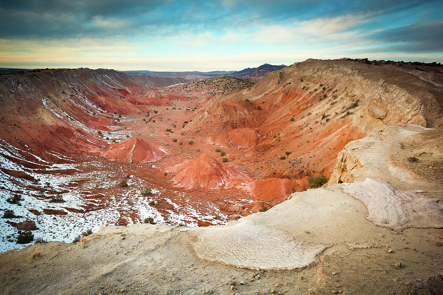 Desert Badlands Landscape Photograph by Amygdala imagery