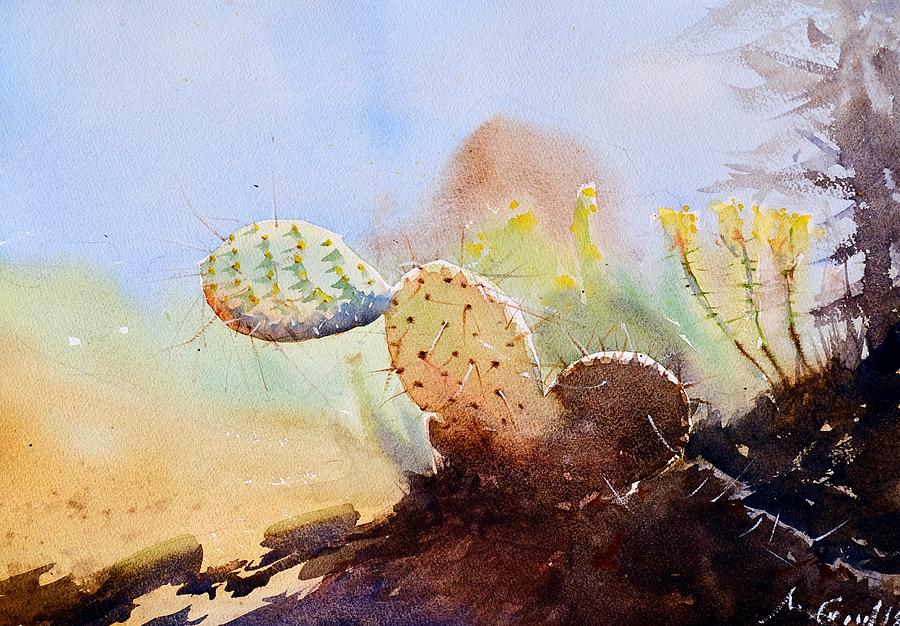 Desert Cactus Painting