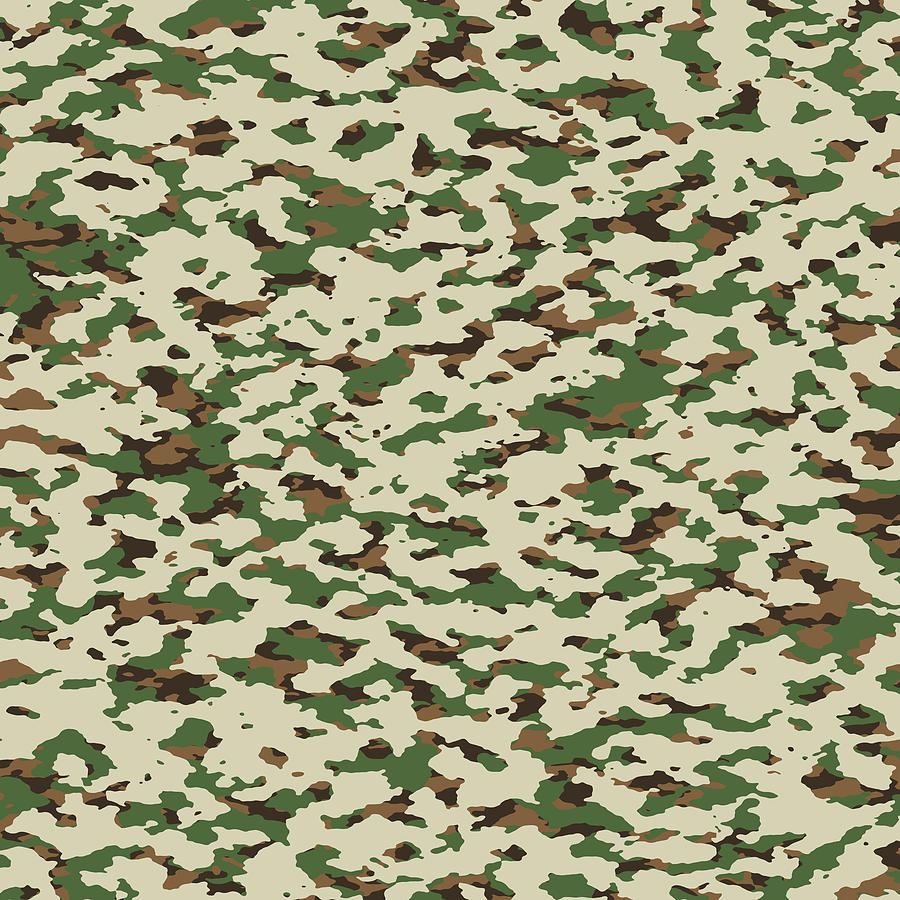 Desert Camouflage Pattern Digital Art by Jared Davies - Fine Art America