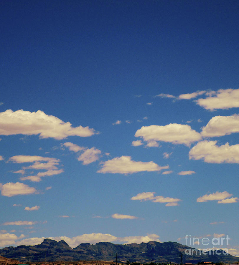 Desert Clouds Photograph by Randall Weidner