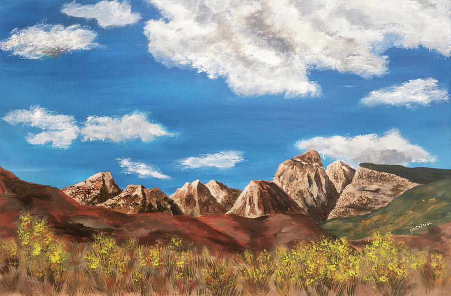 Desert Colors II Painting by Patricia Gould